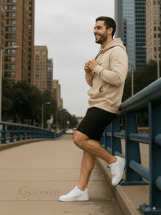 Buzo Saco Nike Beige