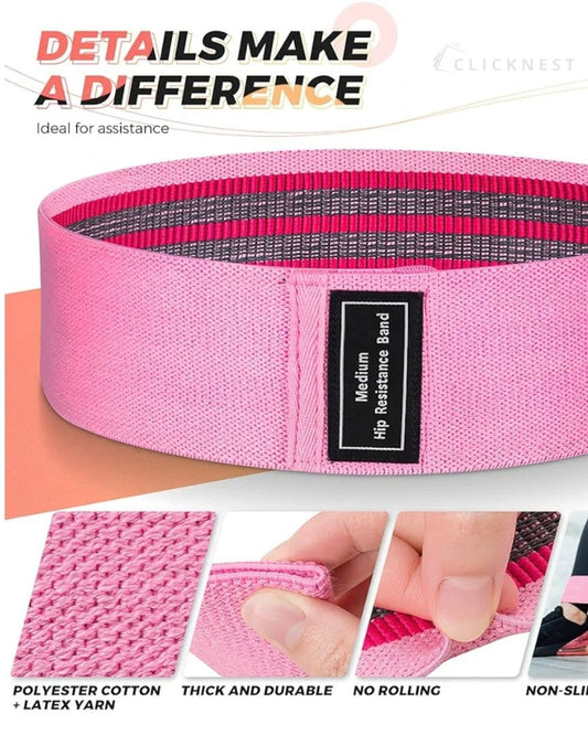 Set de 3 Bandas Elásticas en Tela